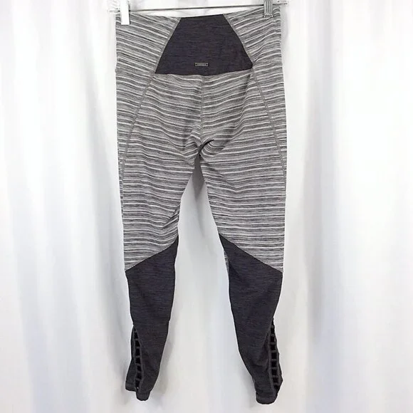 prAna Bohemio 7/8 Leggings Women's Size Small Gray Black - Picture 5 of 12